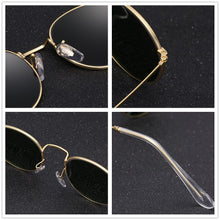 Load image into Gallery viewer, GLASS Lens UV 400 Small MEN WOMEN Sunglasses Gothic Steampunk Sunglasses Mens Womens Retro Small Vintage Round Eyewear Shades