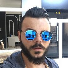 Load image into Gallery viewer, GLASS Lens UV 400 Small MEN WOMEN Sunglasses Gothic Steampunk Sunglasses Mens Womens Retro Small Vintage Round Eyewear Shades