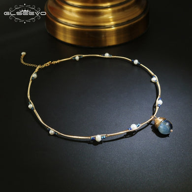 Natural Fresh Water Baroque Pearl Flower Pendant Necklace For Women Luxury Fine Jewellery Bijoux Collares Collane GN0064