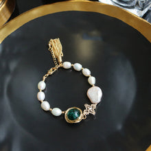Carica l'immagine nel visualizzatore di Gallery, Natural Fresh Water Baroque Pearl Glaze Adjustable Bracelet For Women Gift Fine Jewellery Pulseira Feminina GB0066