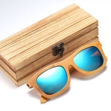 Load image into Gallery viewer, GM Brand Design Polarized Wooden Sunglasses Handmade Natural Bamboo Frame Eyewear S1725