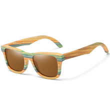 Load image into Gallery viewer, GM Skateboard Wood Bamboo Sunglasses Polarized for Women Mens Brand Designer Wooden Sun Glasses UV400