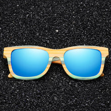Load image into Gallery viewer, GM Skateboard Wood Bamboo Sunglasses Polarized for Women Mens Brand Designer Wooden Sun Glasses UV400