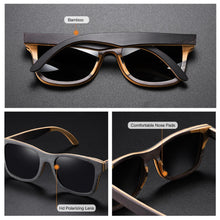 Load image into Gallery viewer, GM  Sunglasses Men Women Polarized Mirror UV400 Sun Glasses Full Frame Wood Shades Goggles Classic Handmade