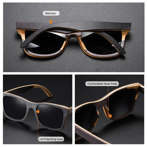 GM  Sunglasses Men Women Polarized Mirror UV400 Sun Glasses Full Frame Wood Shades Goggles Classic Handmade