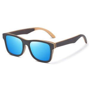 GM  Sunglasses Men Women Polarized Mirror UV400 Sun Glasses Full Frame Wood Shades Goggles Classic Handmade