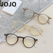 Carica l'immagine nel visualizzatore di Gallery, GM Glasses Collection  Square Round Retro  Popular Acetate Reading Blue Light Blocking GENTLE Men Woman Eyeglasses