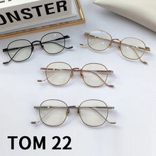 Load image into Gallery viewer, GM Glasses Collection  Square Round Retro  Popular Alloy Reading Blue Light Blocking GENTLE Men Woman Eyeglasses