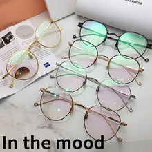 Load image into Gallery viewer, GM Glasses Collection  Square Round Retro  Popular Alloy Reading Blue Light Blocking GENTLE Men Woman Eyeglasses