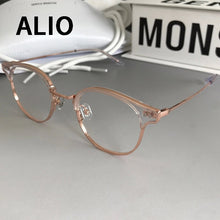 Load image into Gallery viewer, GM Glasses Collection  Square Round Retro  Popular Alloy Reading Blue Light Blocking GENTLE Men Woman Eyeglasses
