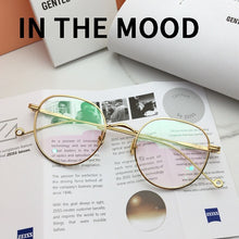 Load image into Gallery viewer, GM Glasses Collection  Square Round Retro  Popular Alloy Reading Blue Light Blocking GENTLE Men Woman Eyeglasses