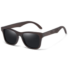 Load image into Gallery viewer, GM Handmade Natural Brown Wooden Sunglasses Women Men Brand Design Vintage Glasses Polarized Lens  1610BN
