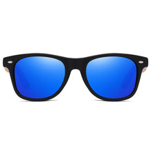 Load image into Gallery viewer, GM Mens Vintage Wooden Bamboo Sunglasses Polarized Mirrored Coating Womens Zebra Wood Sun Glasses gafas de sol hombre
