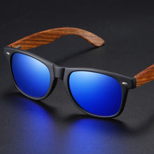 Load image into Gallery viewer, GM Mens Vintage Wooden Bamboo Sunglasses Polarized Mirrored Coating Womens Zebra Wood Sun Glasses gafas de sol hombre