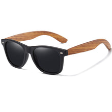 Load image into Gallery viewer, GM Mens Vintage Wooden Bamboo Sunglasses Polarized Mirrored Coating Womens Zebra Wood Sun Glasses gafas de sol hombre
