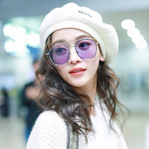 GM Metal big frame Polarized uv400 lens pilot Sunglasses Woogie  for big face women men MONSTER Sun Glasses With brand box