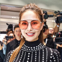 Carica l&#39;immagine nel visualizzatore di Gallery, GM Metal big frame Polarized uv400 lens pilot Sunglasses Woogie  for big face women men MONSTER Sun Glasses With brand box