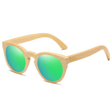 Load image into Gallery viewer, GM Natural Bamboo Sunglasses Women Polarized UV400 Brand Designer Classic Sun glasses Men Vintage Wooden Sunglasses S824