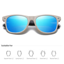 Load image into Gallery viewer, GM Natural Bamboo Wooden Sunglasses Handmade Polarized Mirror Coating Lenses Temple Pattern Retro Pattern Sunglasses