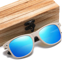 Load image into Gallery viewer, GM Natural Bamboo Wooden Sunglasses Handmade Polarized Mirror Coating Lenses Temple Pattern Retro Pattern Sunglasses