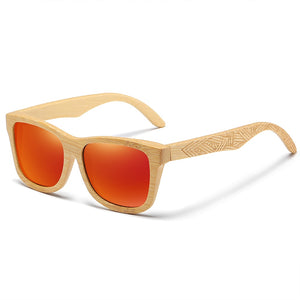 GM Brand Design Handmade Natural Wooden Bamboo Sunglasses  Sunglasses Polarized Wooden Oculos de sol masculino