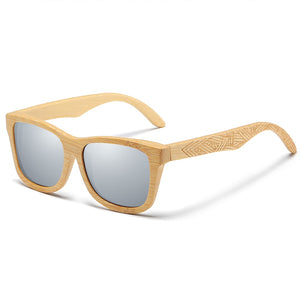 GM Brand Design Handmade Natural Wooden Bamboo Sunglasses  Sunglasses Polarized Wooden Oculos de sol masculino