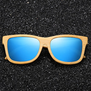 GM Brand Design Handmade Natural Wooden Bamboo Sunglasses  Sunglasses Polarized Wooden Oculos de sol masculino