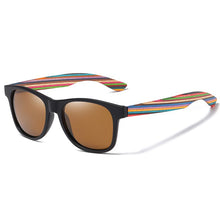 Load image into Gallery viewer, GM Polarized Sunglasses for Boys and Girls with Recycled Frames and Color Wood Temples