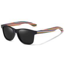 Load image into Gallery viewer, GM Polarized Sunglasses for Boys and Girls with Recycled Frames and Color Wood Temples