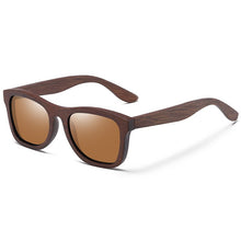 Load image into Gallery viewer, GM Promotion Womens Mens Bamboo Wooden Sunglasses  Eyewear With Coating Mirrored UV 400 Lenses in Wooden Box