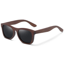 Load image into Gallery viewer, GM Promotion Womens Mens Bamboo Wooden Sunglasses  Eyewear With Coating Mirrored UV 400 Lenses in Wooden Box
