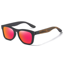 Carica l&#39;immagine nel visualizzatore di Gallery, GM Promotion Occhiali da sole in legno di bambù da donna e da uomo Occhiali con montatura bianca con lenti UV 400 a specchio con rivestimento in scatola di legno