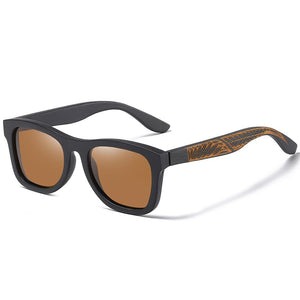 GM Promotion Occhiali da sole in legno di bambù da donna e da uomo Occhiali con montatura bianca con lenti UV 400 a specchio con rivestimento in scatola di legno