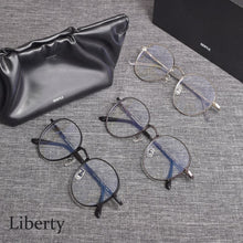 Load image into Gallery viewer, GM Reading glasses GENTLE Titanium  women men Round Optical  Eyeglasses Frame  MONSTER Liberty Prescription Men Women