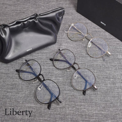 GM Reading glasses GENTLE Titanium  women men Round Optical  Eyeglasses Frame  MONSTER Liberty Prescription Men Women