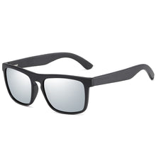 Load image into Gallery viewer, GM Square Vintage Black Frame Sunglasses Bamboo Men Women Wood Sun Glasses Retro Polarized oculos Brand