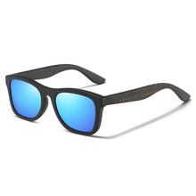 Load image into Gallery viewer, GM Wood Sunglasses Engrave Name Grey Polarized Lens Retro Bamboo Sunglasses  With Gift Box gafas de sol hombre  OEM