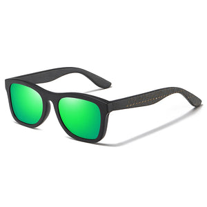 GM Wood Sunglasses Engrave Name Grey Polarized Lens Retro Bamboo Sunglasses  With Gift Box gafas de sol hombre  OEM