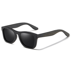 GM Wood Sunglasses Engrave Name Grey Polarized Lens Retro Bamboo Sunglasses  With Gift Box gafas de sol hombre  OEM