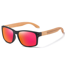Load image into Gallery viewer, GM Wooden Sunglasses Polarized Men Sports Sun Glasses Outdoors Reflective Eyewear Colorful Mirror Coatin