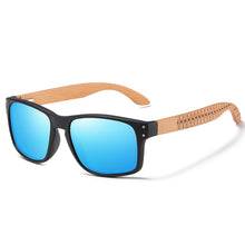 Load image into Gallery viewer, GM Wooden Sunglasses Polarized Men Sports Sun Glasses Outdoors Reflective Eyewear Colorful Mirror Coatin