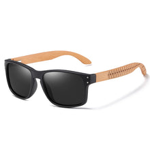 Load image into Gallery viewer, GM Wooden Sunglasses Polarized Men Sports Sun Glasses Outdoors Reflective Eyewear Colorful Mirror Coatin
