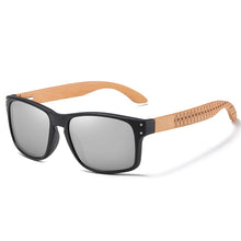 Load image into Gallery viewer, GM Wooden Sunglasses Polarized Men Sports Sun Glasses Outdoors Reflective Eyewear Colorful Mirror Coatin