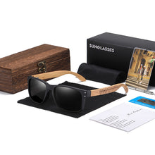 Load image into Gallery viewer, GM Wooden Sunglasses Polarized Men Sports Sun Glasses Outdoors Reflective Eyewear Colorful Mirror Coatin