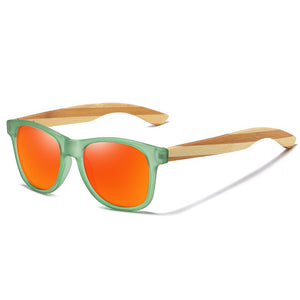 GM-gafas de sol polarizadas de madera para hombre y mujer, lentes de sol de moda para actividades al aire libre, conducir