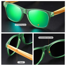 Load image into Gallery viewer, GM-gafas de sol polarizadas de madera para hombre y mujer, lentes de sol de moda para actividades al aire libre, conducir