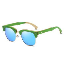 Load image into Gallery viewer, GM-gafas de sol polarizadas hechas a mano, lentes de espejo polarizadas, diseño de marca Popular, para monopatín, de media madera, S034