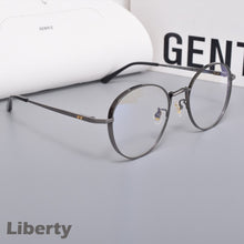 Load image into Gallery viewer, GM glasses Titanium alloy Round women men   Optical  Eyeglasses Frame  GENTLE Liberty Prescription Men Women Reading glasses