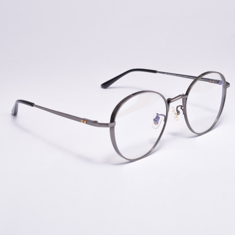 GM glasses Titanium alloy Round women men   Optical  Eyeglasses Frame  GENTLE Liberty Prescription Men Women Reading glasses