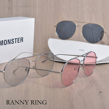 Load image into Gallery viewer, GM sun glasses V Brand Metal women men pilot sunglasses  GENTLE RANNY RING Polarized UV400 sunGlasses for men women